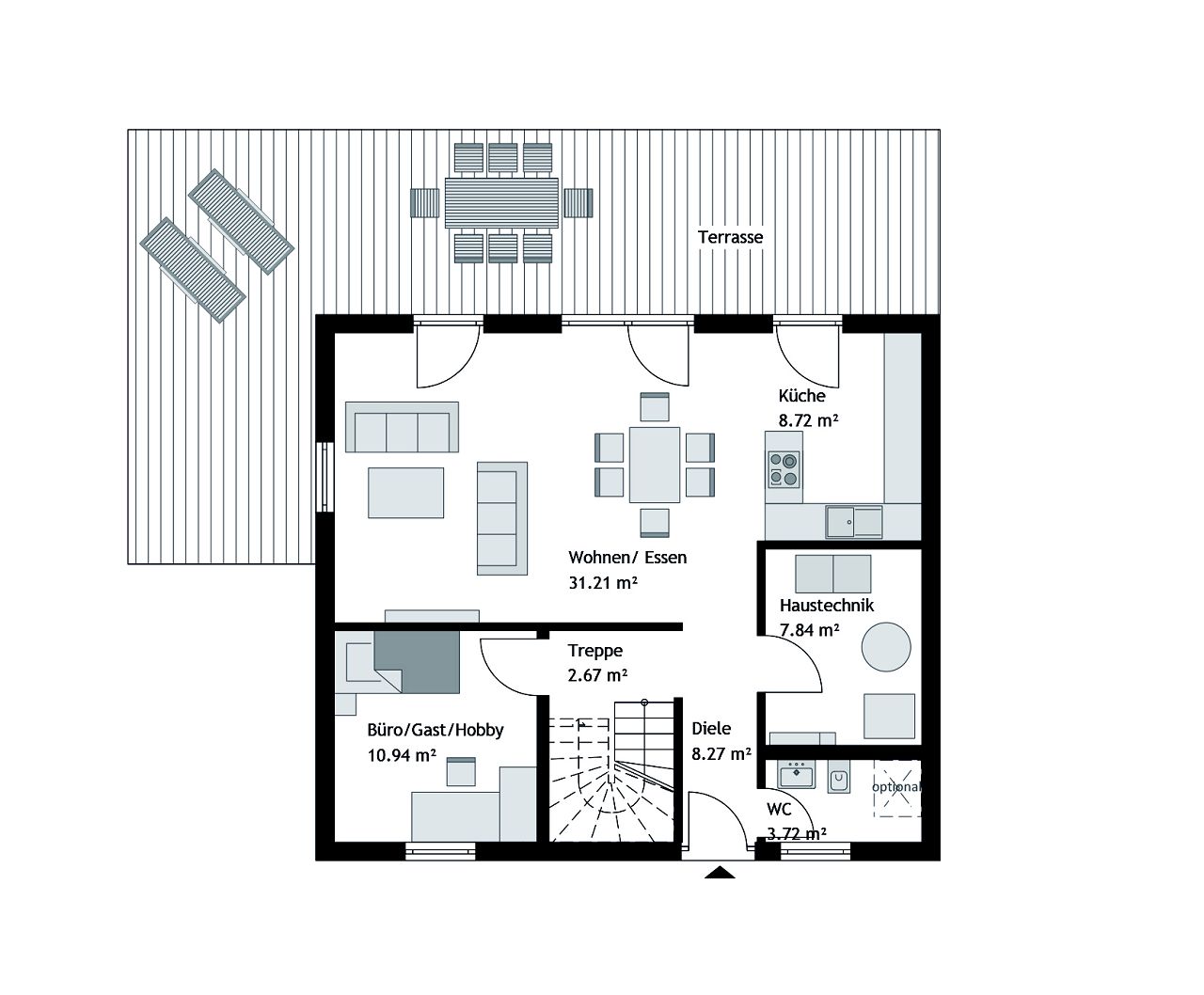 Aktionshaus Family XL - Grundriss Erdgeschoss