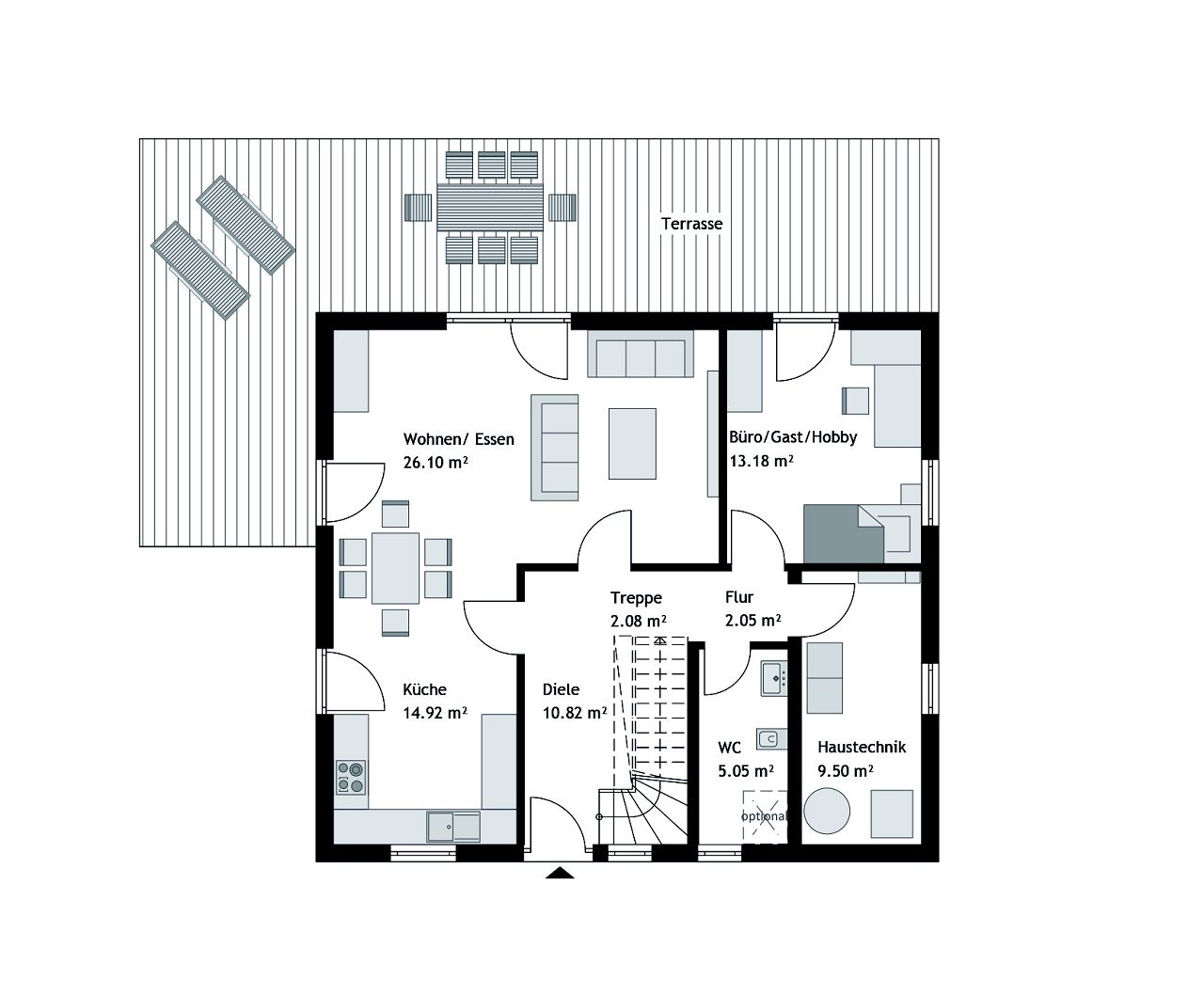 Aktionshaus Family XXL - Grundriss Erdgeschoss