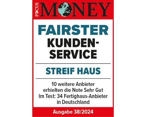 Fairster Fertighausanbieter STREIF Haus 2024 - Fairster Kundenservice