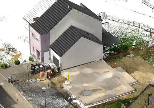 Anbau an ein bestehendes Haus - 3D-Aufmaß