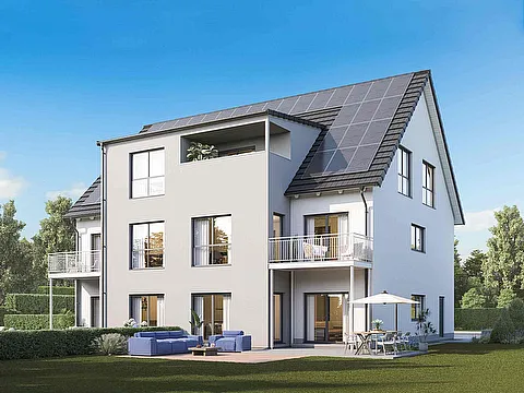 Mehrwerthaus Quattro + Duo 529 - Garten